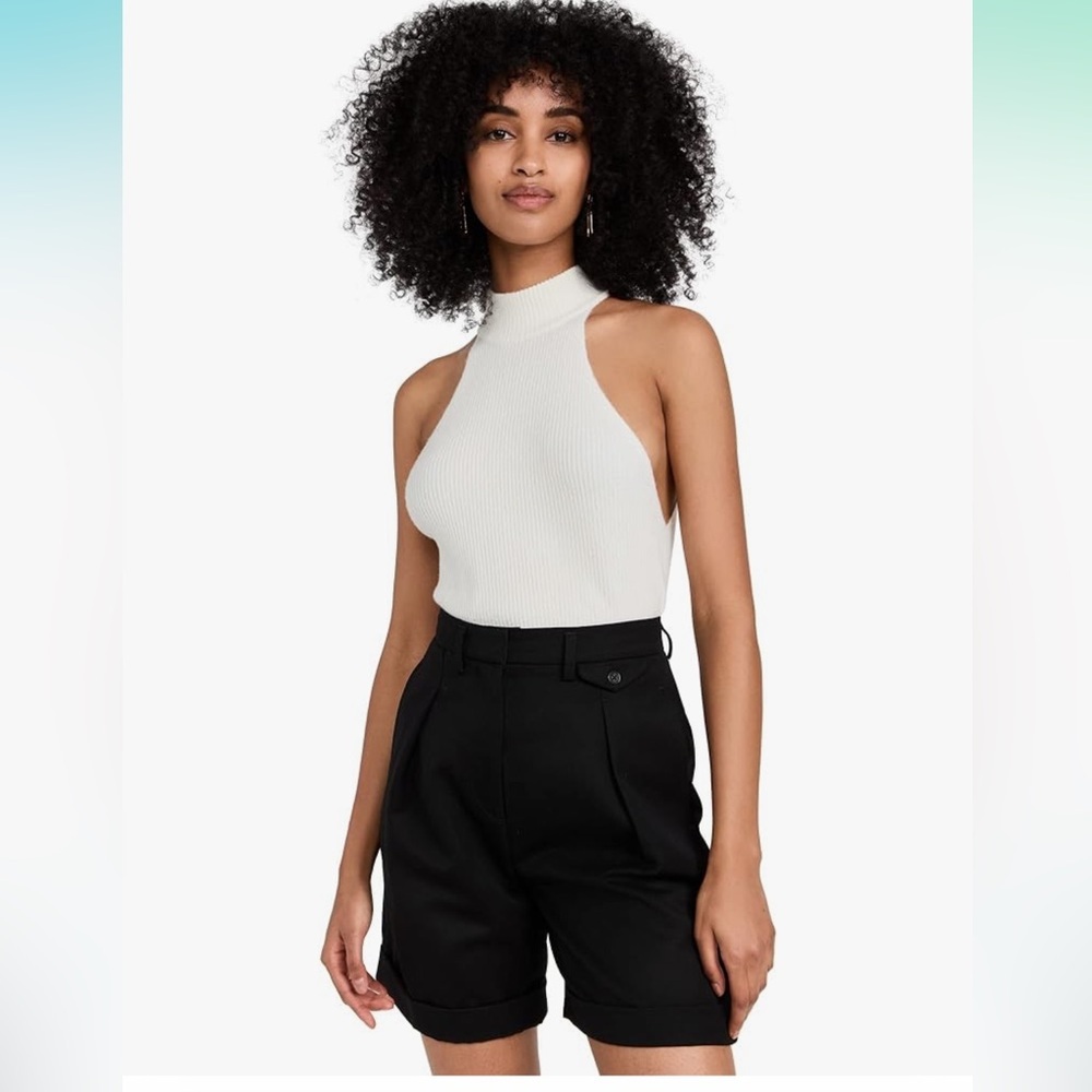 ANINE BING Women's Kylin Sweater, Cream, Off White, S, NWOT